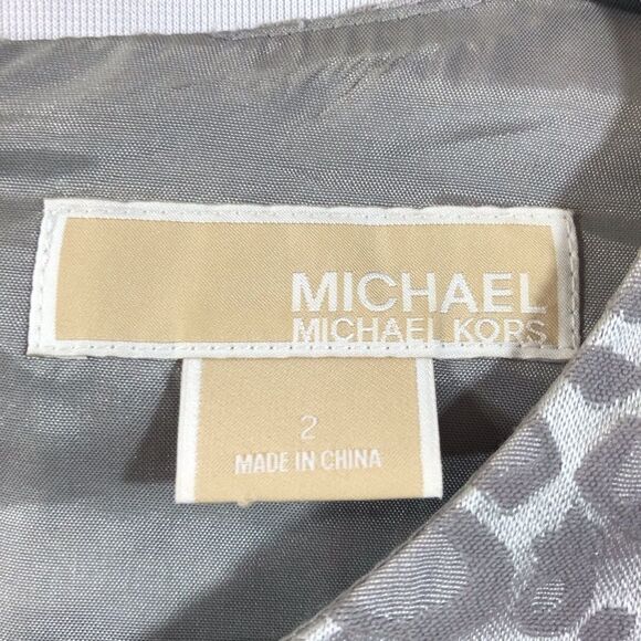 Michael Kors Sleeveless Dress in Silver - Picture 13 of 14
